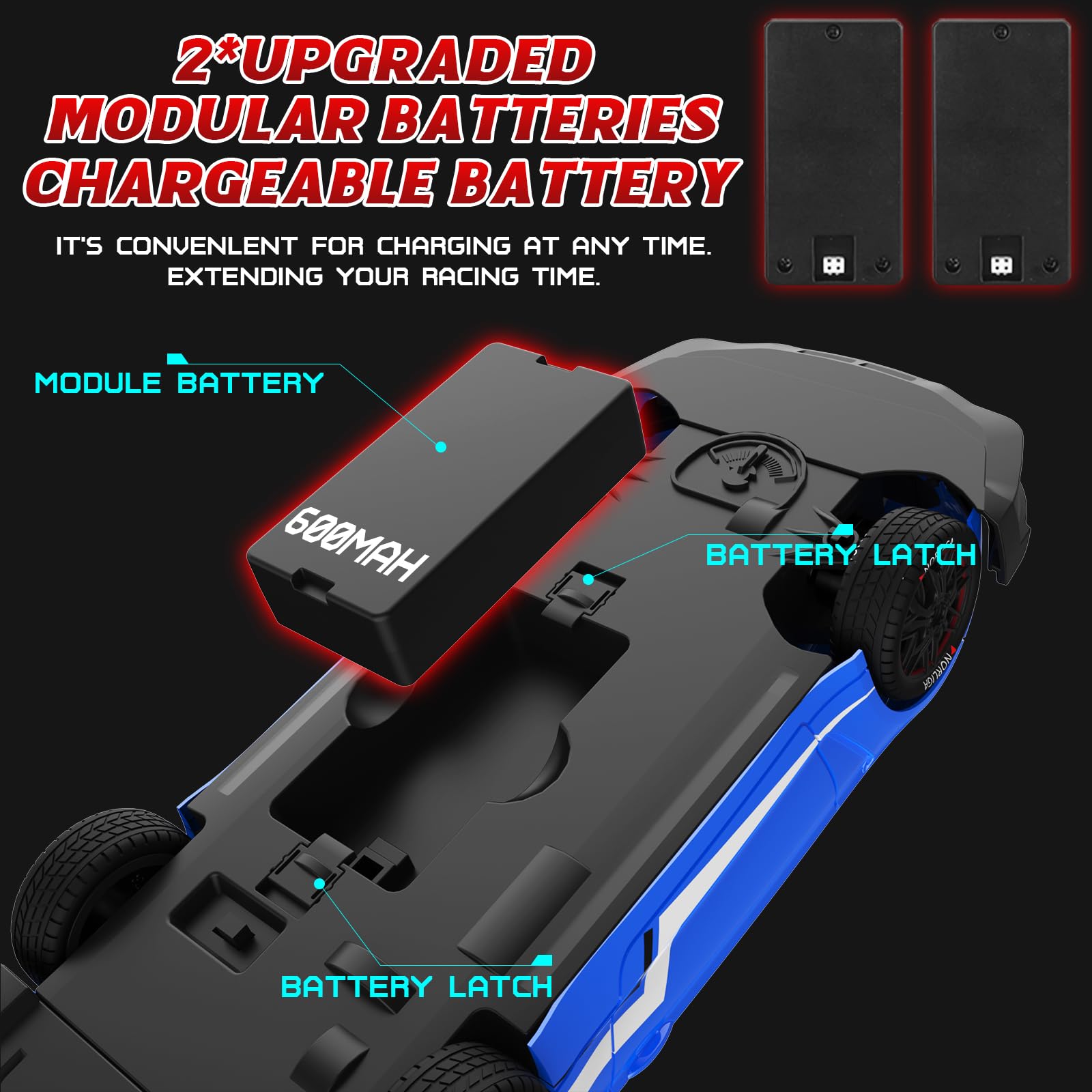 LFOLUSU 2.4GHz controller enabling stable multi car play