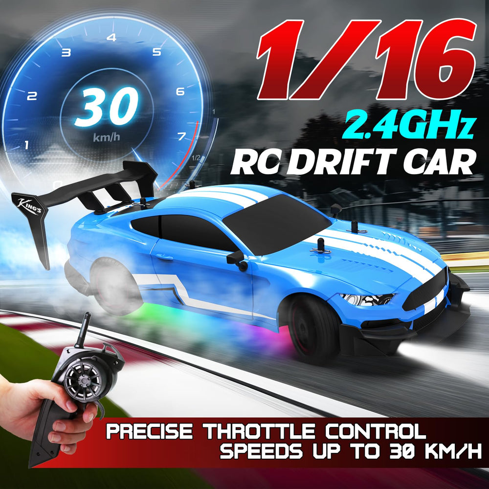 LFOLUSU RC car sprays mist for dramatic effect during drift