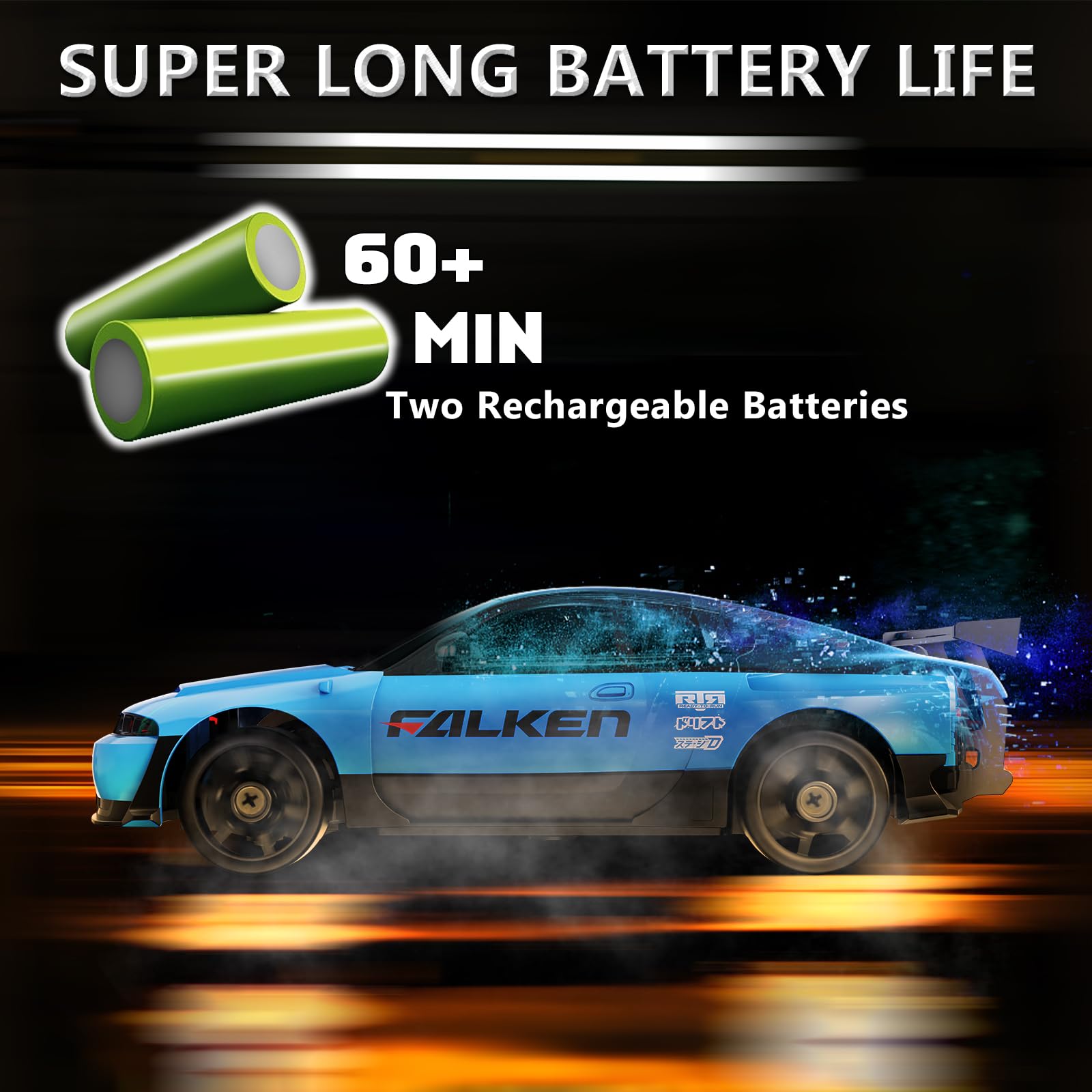 LFOLUSU RC drift car detachable tires for racing and drifting