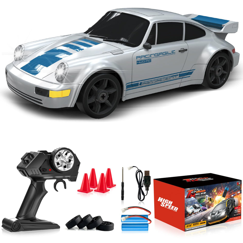 LFOLUSU RC drift car front LED lights enhance night driving and visibility