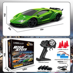 LFOLUSU RC drift car packaging includes a gift-ready display for gifting.