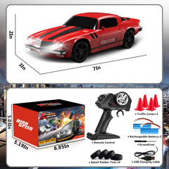 LFOLUSU RC drift car night drift experience ideal for late sessions
