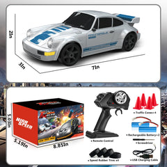 LFOLUSU RC drift car LED lights add drama to night sessions