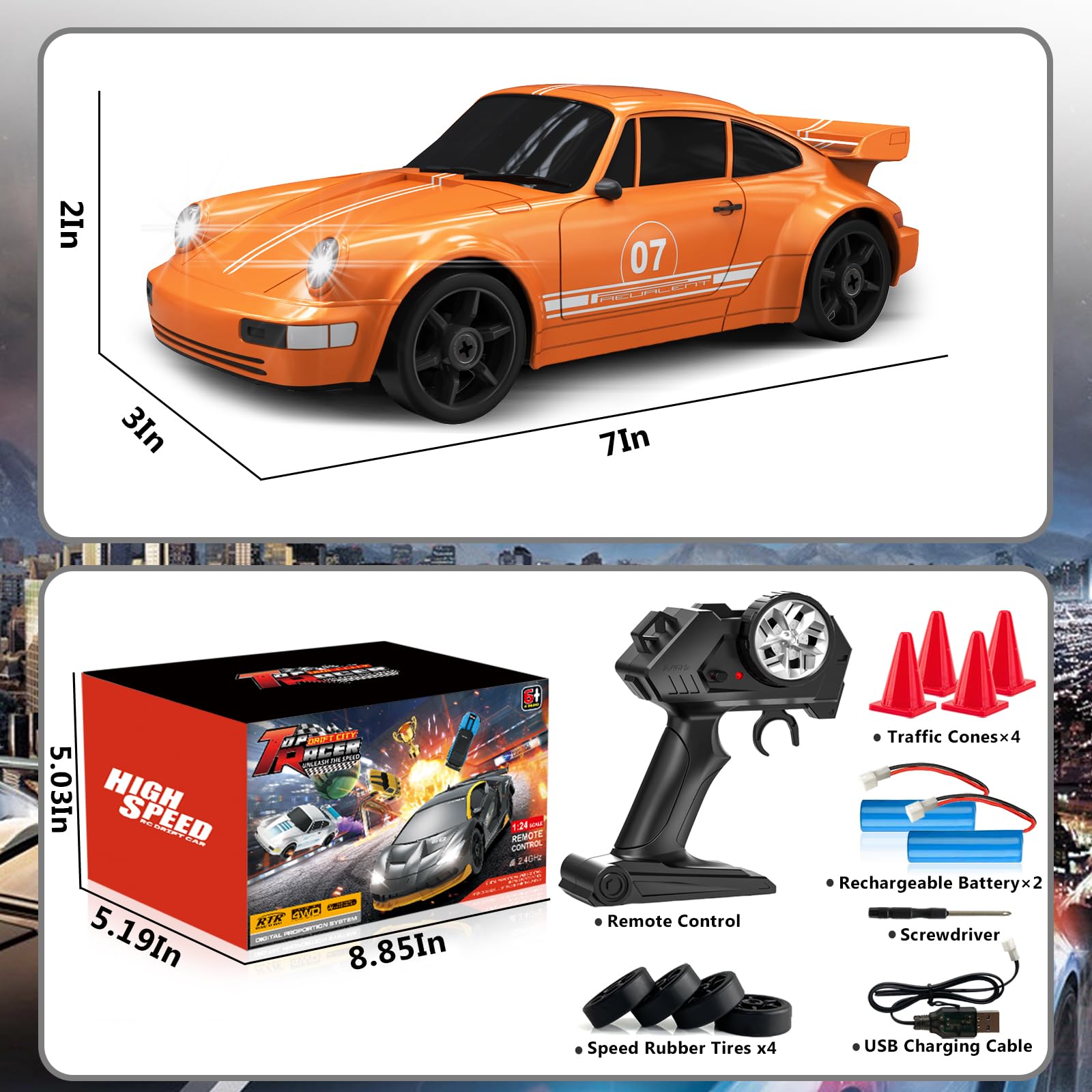 LFOLUSU night LEDs illuminate the track for exciting night races