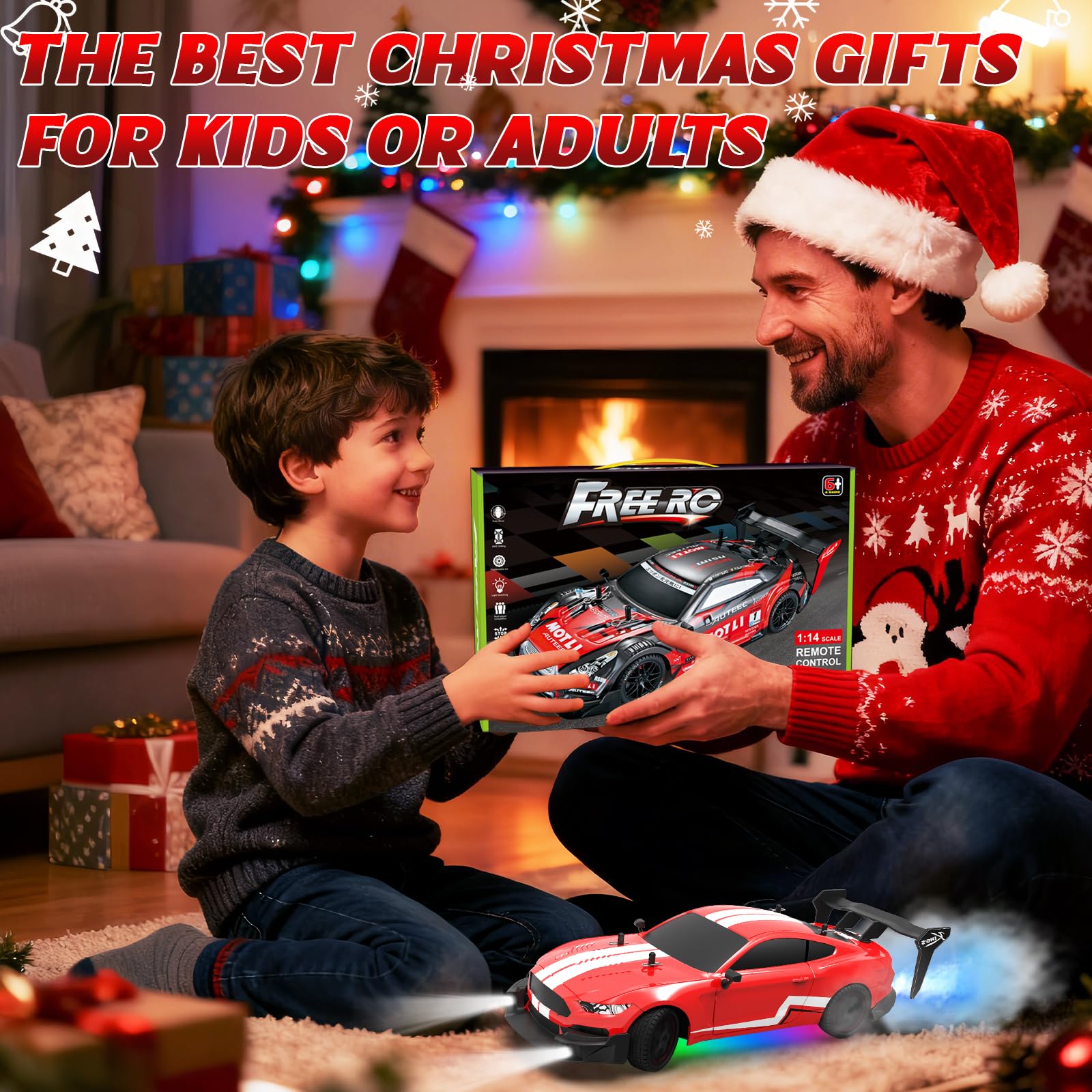 LFOLUSU RC drift car makes a great gift for fans.