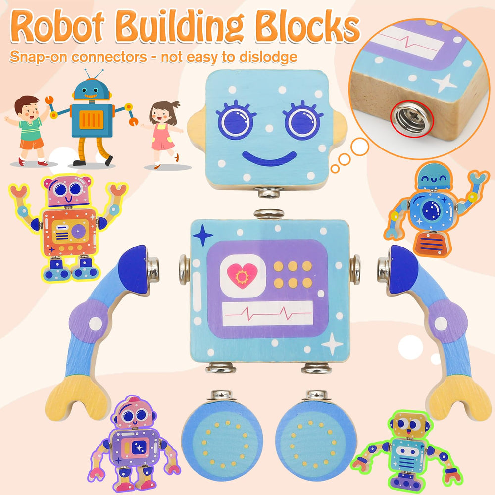 Liangding promotes cooperative play as kids swap parts and build together.