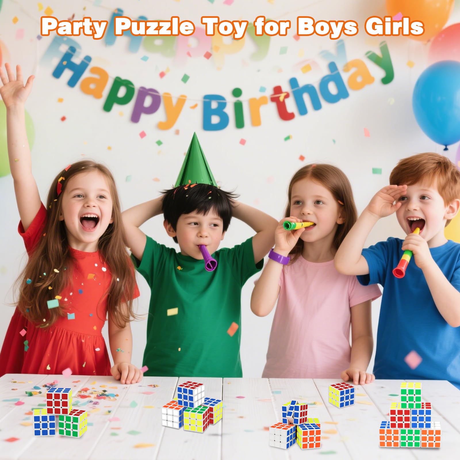 Libay goody bag filler cubes are great travel toys.