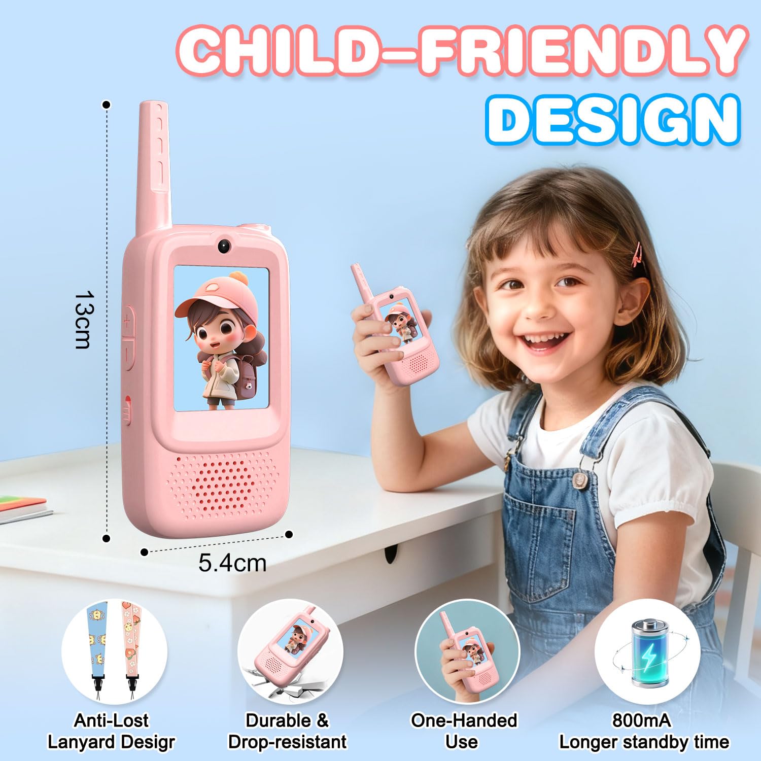 Libegar walkie talkies designed with durable ABS material for safe play