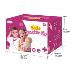 Liberry Doctor Kit pink costume and accessories inspire imaginative healthcare role play.