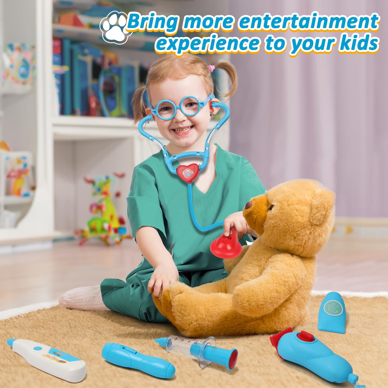 Liberry Doctor Kit portable storage bag for organized playtime.
