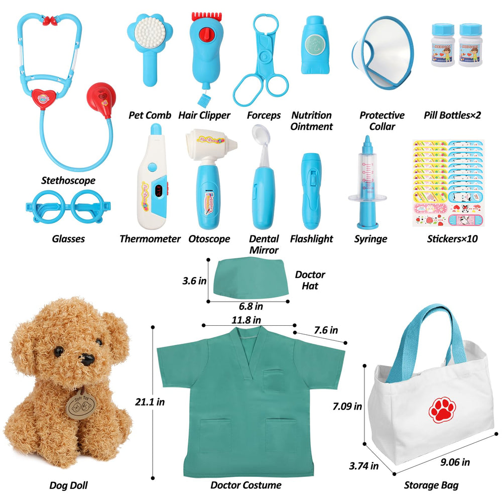 Liberry Doctor Kit safe materials and smooth edges for worry-free use.