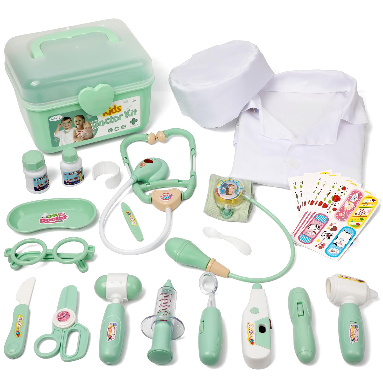 Liberry Doctor Kit stethoscope enhances imaginative play and early empathy in toddlers.