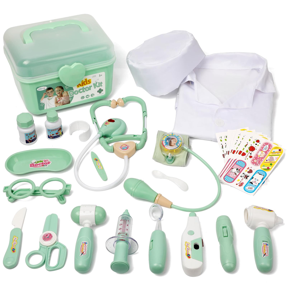 Liberry Doctor Kit stethoscope enhances imaginative play and early empathy in toddlers.