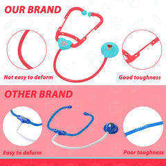 Liberry Doctor Kit stethoscope for realistic role play and early medical vocabulary exploration.