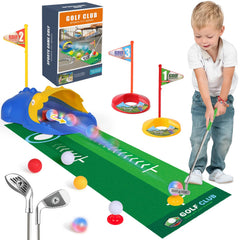 Liberry Kids Golf Set with automatic ball returner for interactive play.