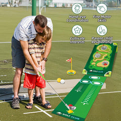 Liberry Kids golf set tees included to support consistent stance and swings.