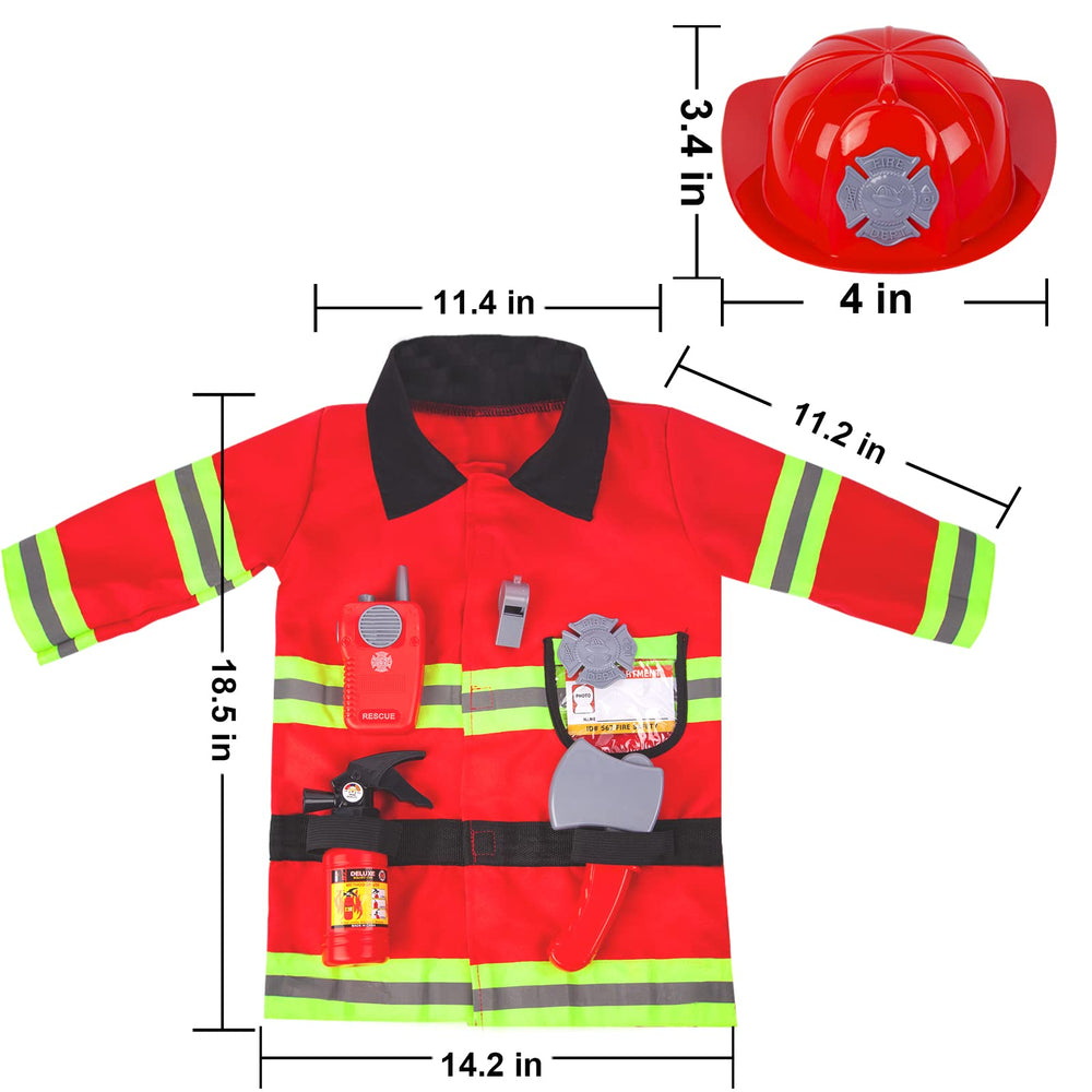 Liberry name tag and badge personalize each little hero’s kit.