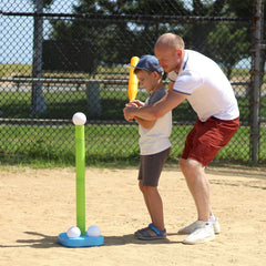 Liberry Tball backyard setup shows portable play on the go.
