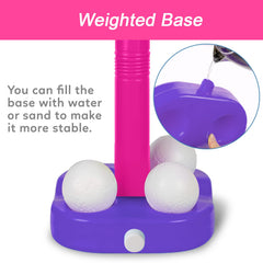 Kids' baseball bat designed for safe, comfortable swings.