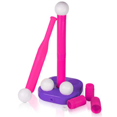 Liberry Tball stand with adjustable height for growing players.