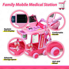 Liberry pink thermometer toy for pretend health checks