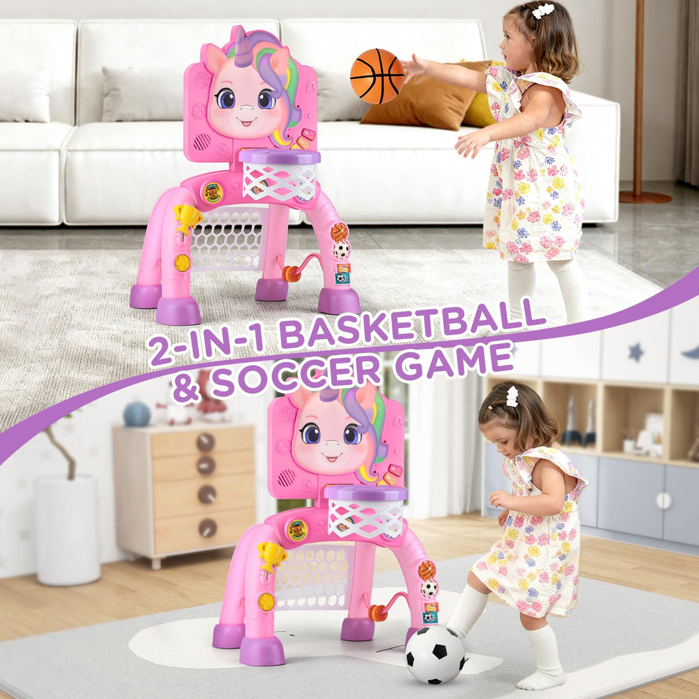 Liberry 2-in-1 design for versatile indoor or outdoor toddler play.