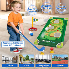 Liberry mini golf balls sized 1.8 inches for safe play.