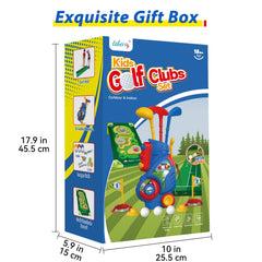 Liberry toddler golf set for indoor and outdoor fun and easy storage.