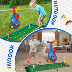 Liberry blue irons club shows durable design for everyday play.