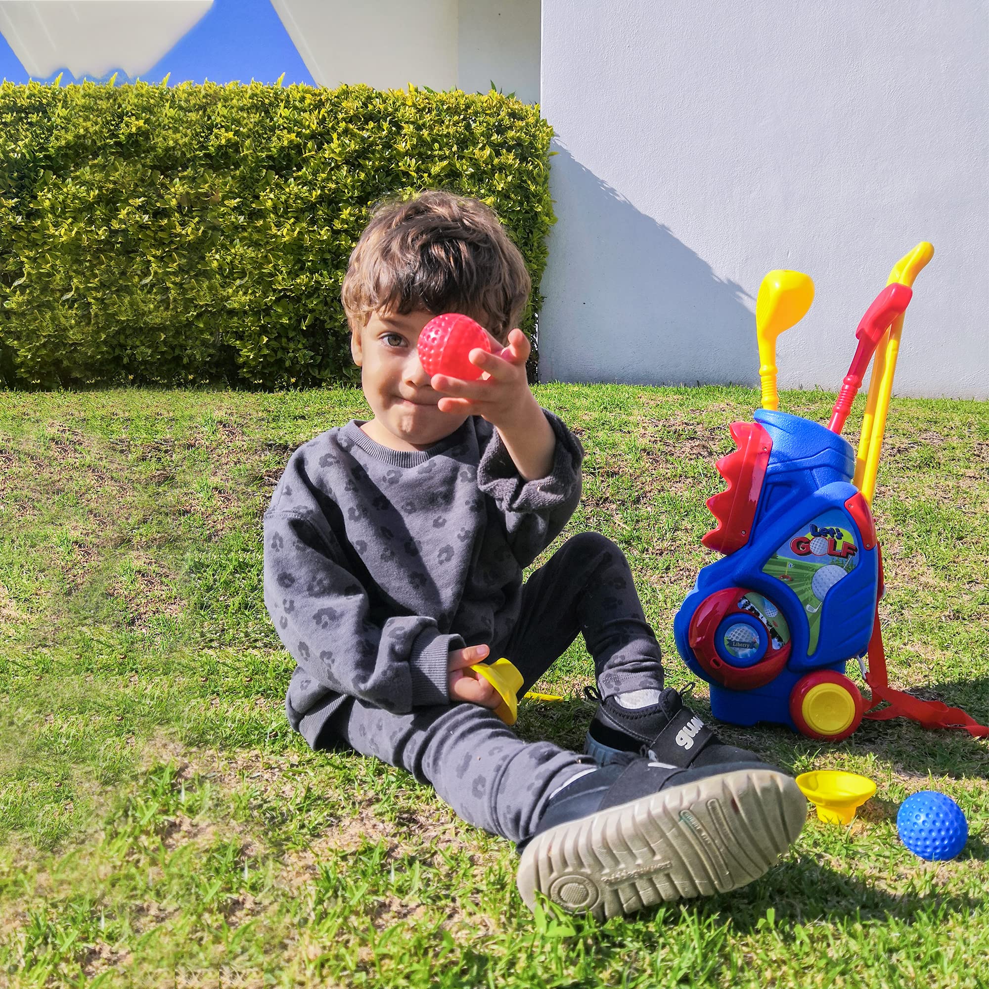Liberry toddler golf set colorful tees included for play