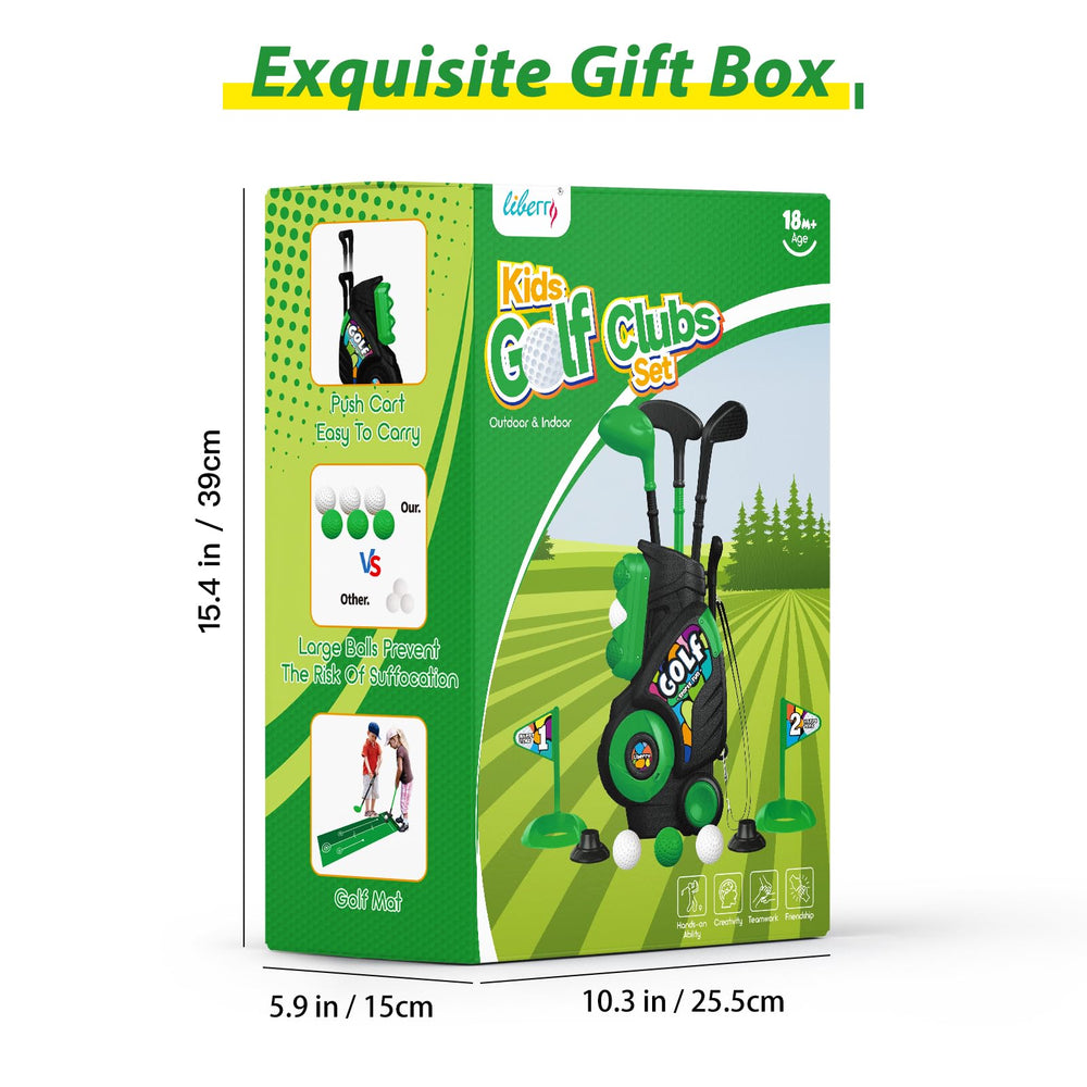 Liberry gift-ready toddler golf set ideal for birthdays.