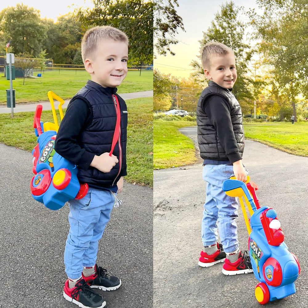 Liberry toddler golf set indoor-outdoor versatility for flexible play.