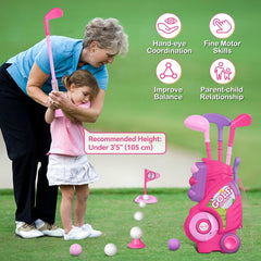 Liberry durable odorless plastic clubs ensure safe play.