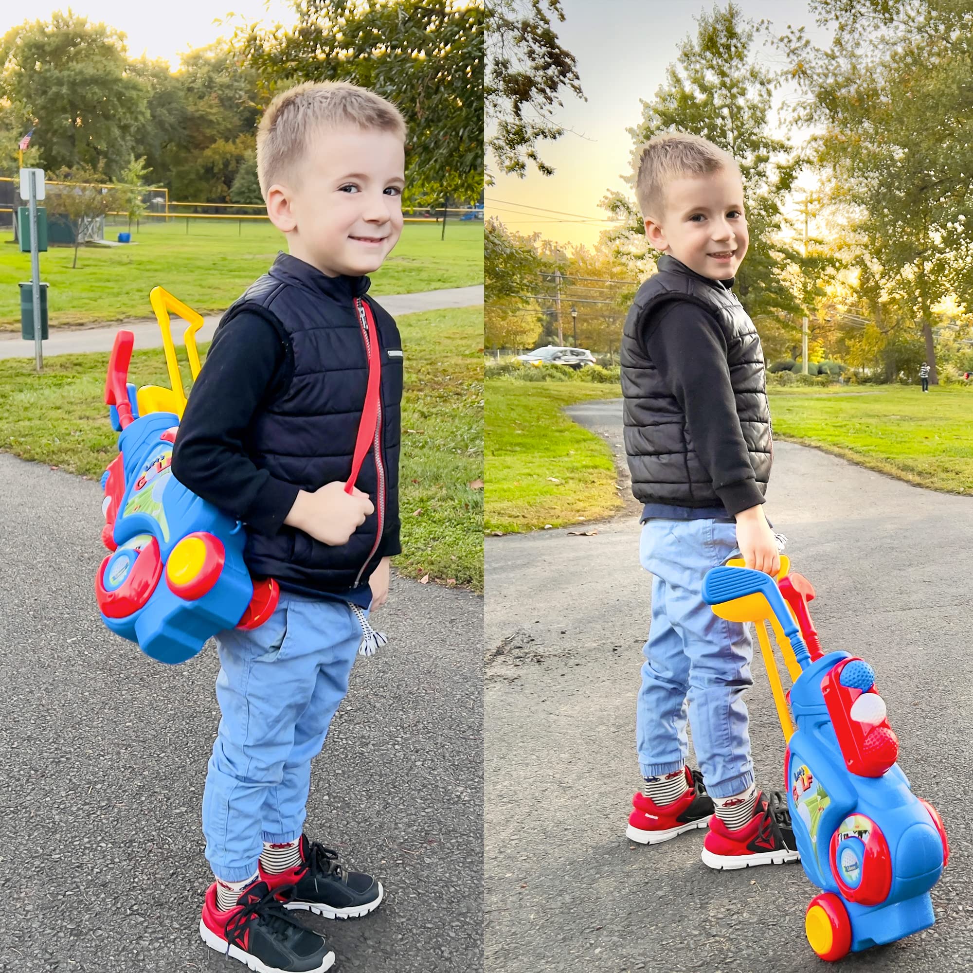 Liberry toddler golf set holes and flags for target practice