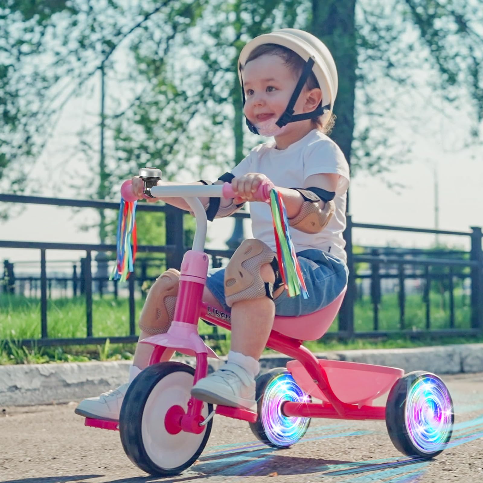 Lightweight frame and smooth steering suit both indoors and outdoors.