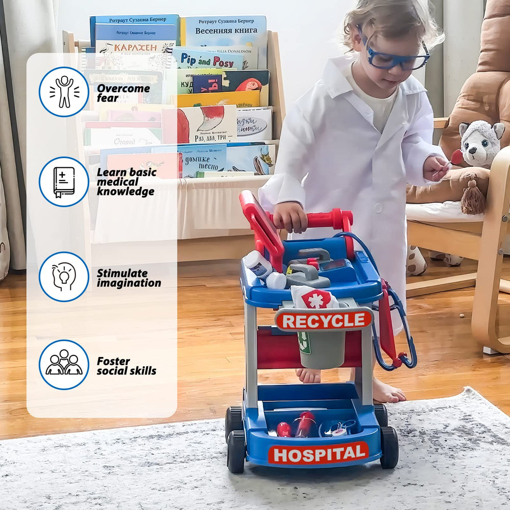 Liberry toy scissors set for realistic doctor kit experiences.