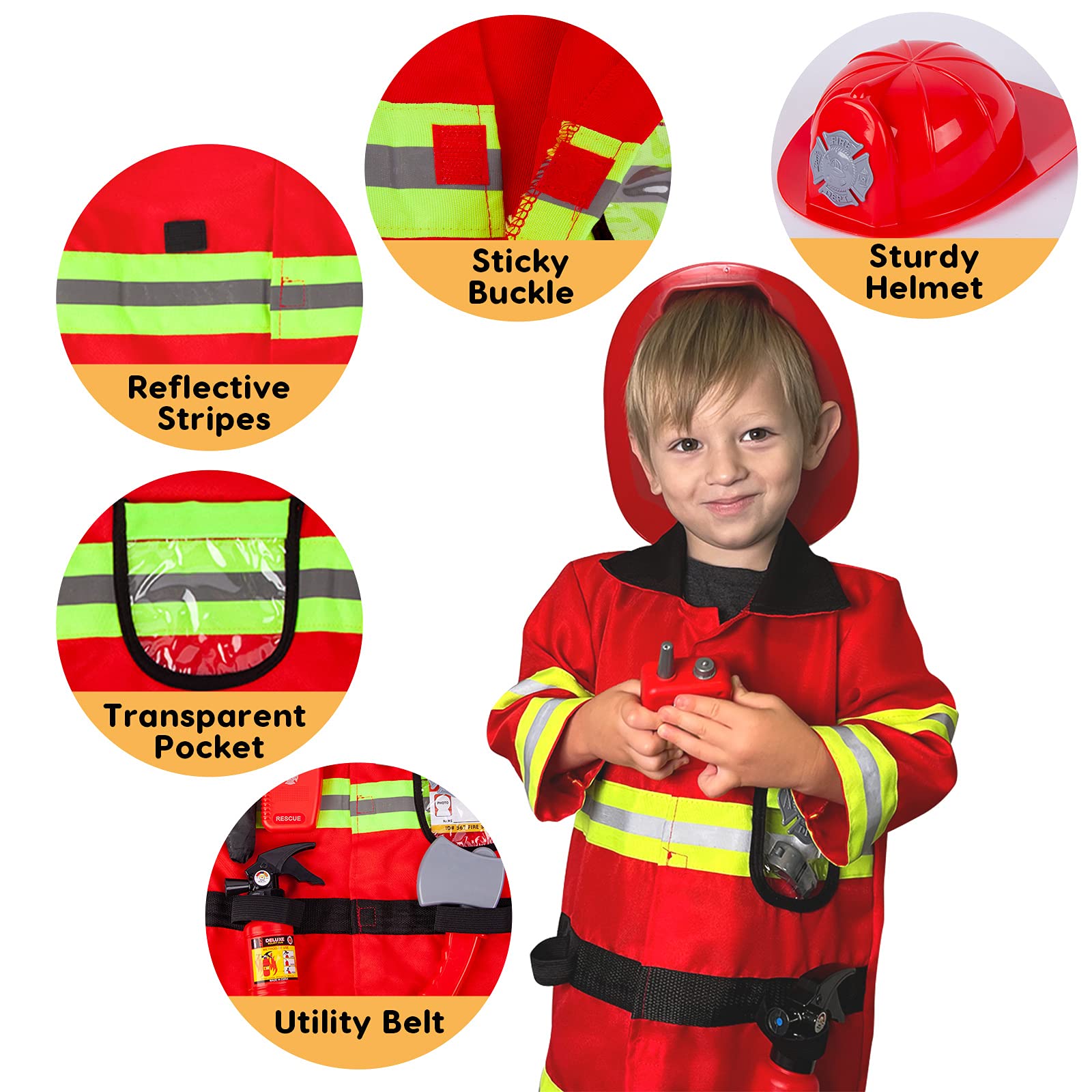 Liberry water hose accessory enhances role-play with authentic touch and action.