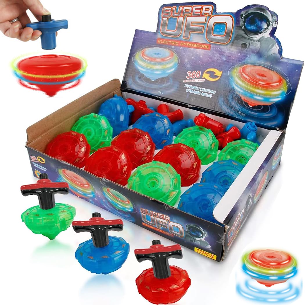 Liberty Imports blue LED UFO top spin for party fun