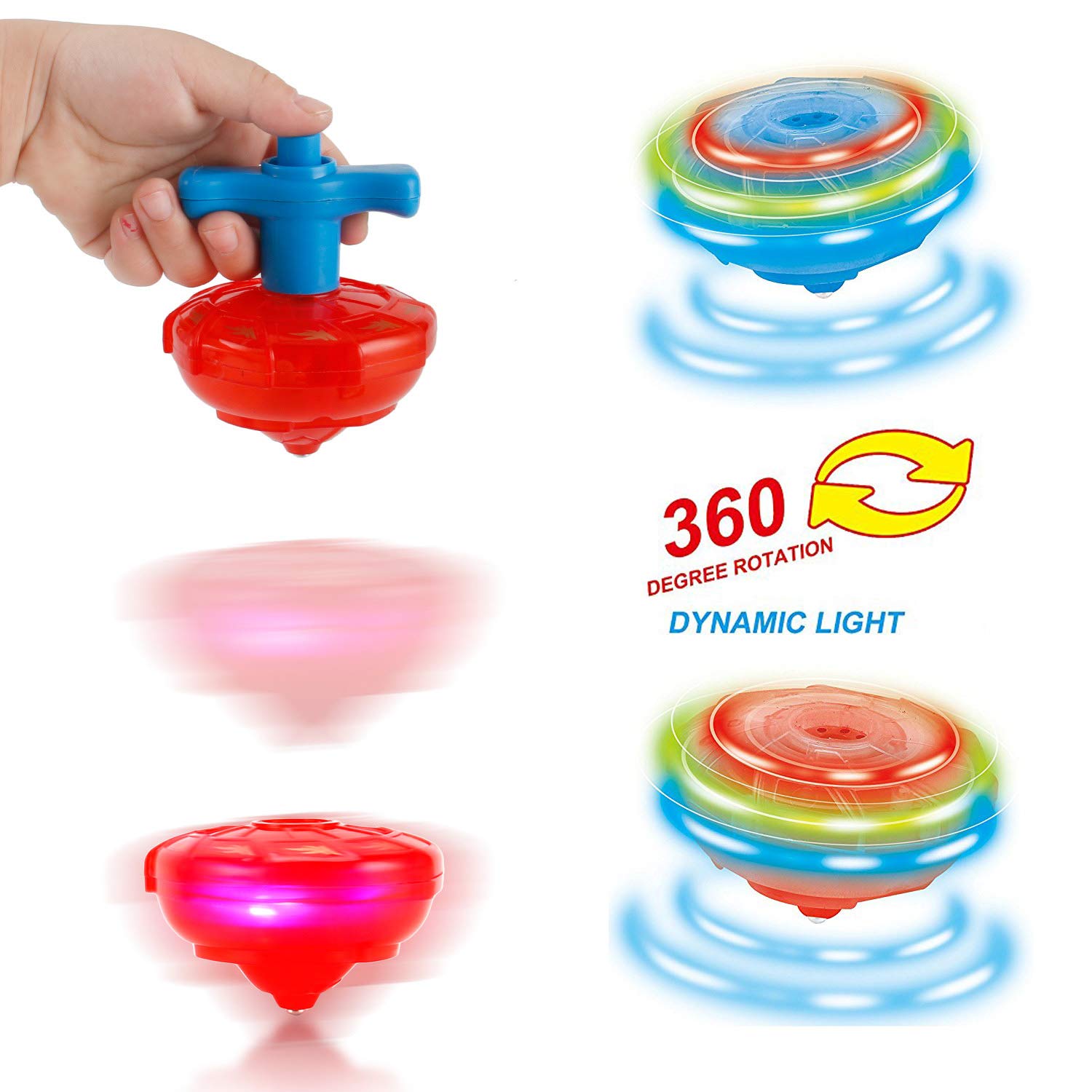 Liberty Imports 12-pack spinner tops ready for party favors
