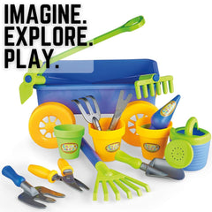 Liberty Imports 16-piece garden play set encourages imaginative outdoor exploration.