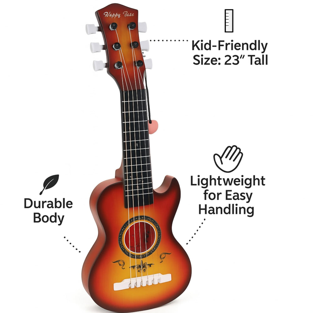 Liberty Imports 23-inch guitar kid holding view, suitable for small hands.