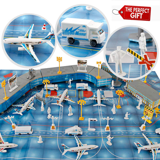 Liberty Imports airplanes and vehicles fuel pretend travel adventures and storytelling sessions.