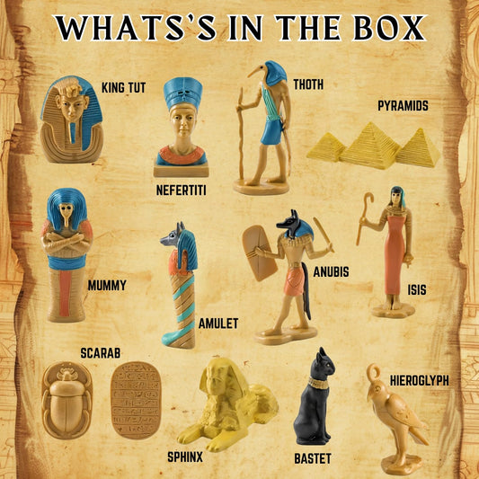 Liberty Imports ancient egypt playset sphinx figurine ideal for diorama displays and pretend exploration