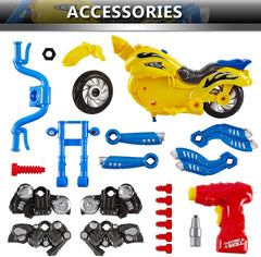 Liberty Imports assembly parts encourage problem solving and precise hand movements.