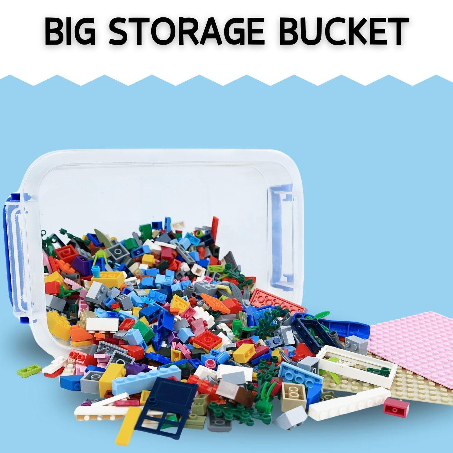 Carrying case by Liberty Imports keeps bricks tidy and portable.
