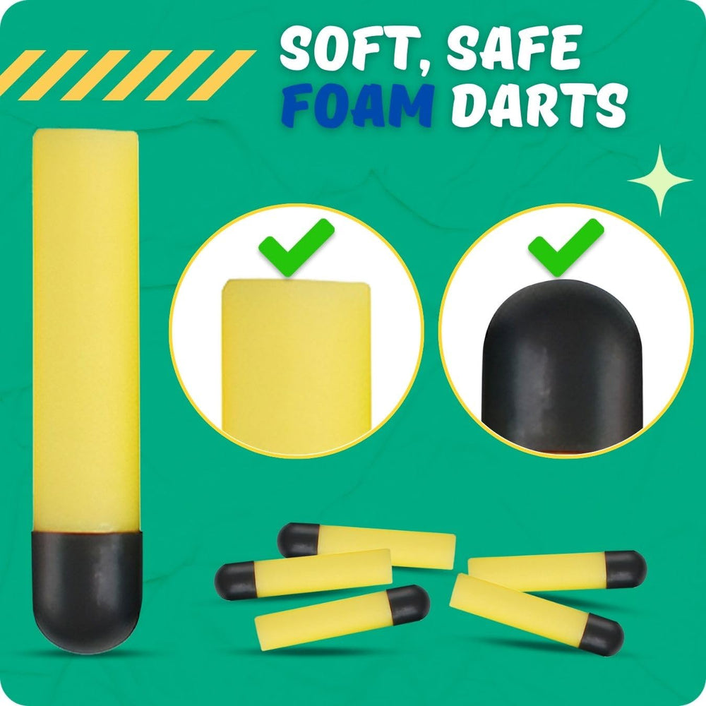 Liberty Imports compact blaster set offering kid-friendly action and easy loading.