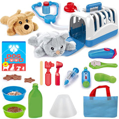 Liberty Imports deluxe vet set with dog plush for imaginative pretend play sessions