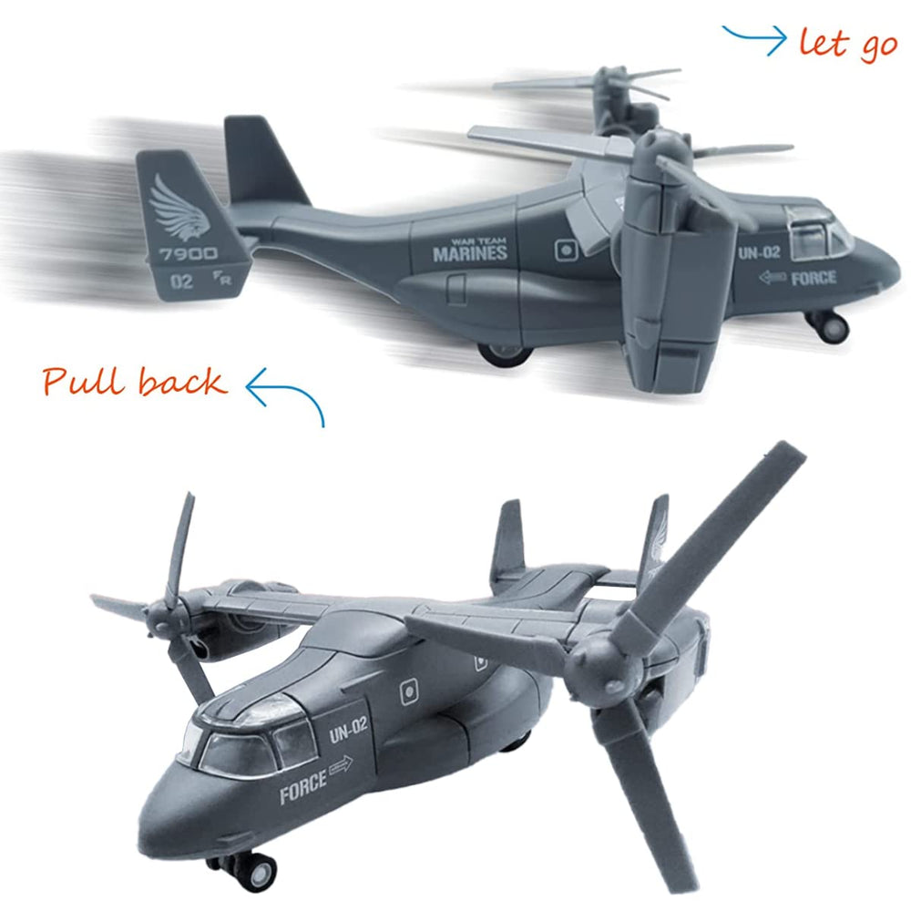 Compact desk-display-ready Liberty Imports helicopter model