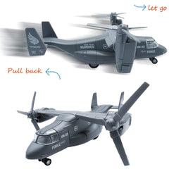 Compact desk-display-ready Liberty Imports helicopter model