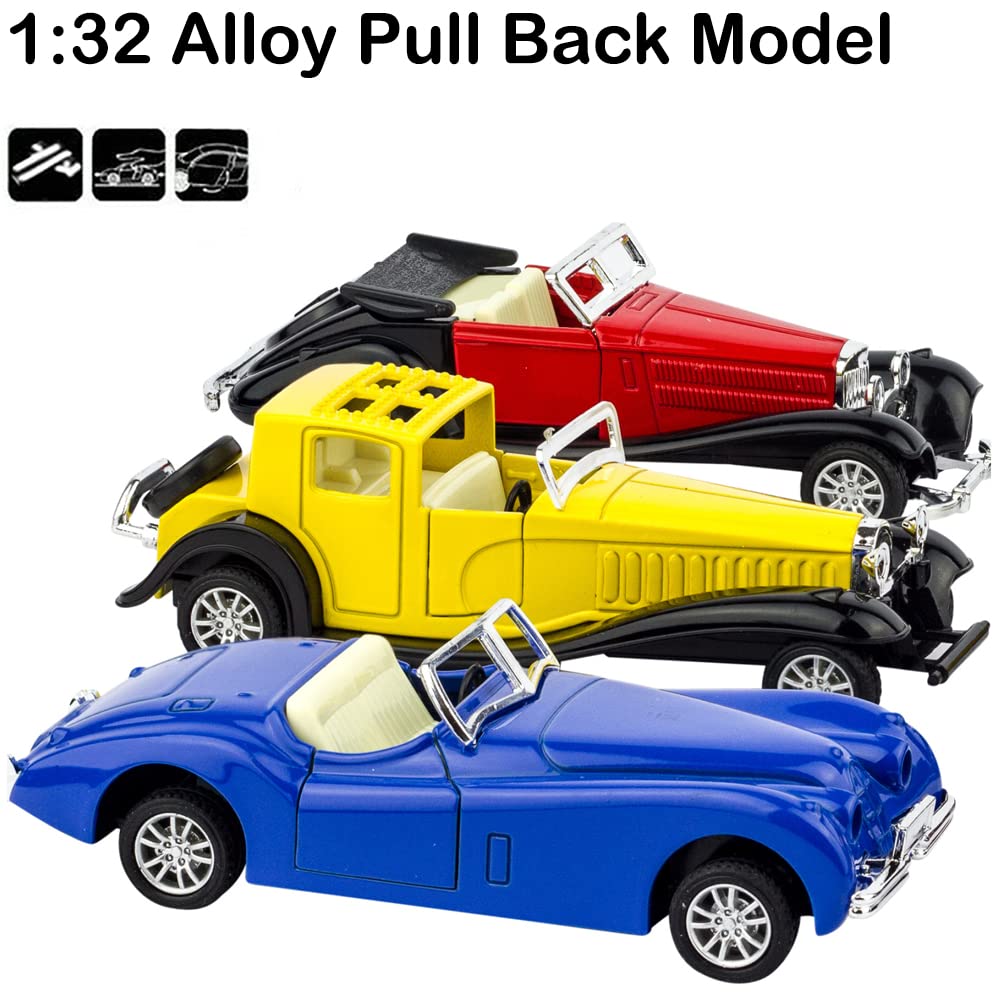 Durable diecast metal construction for collectors and kids.